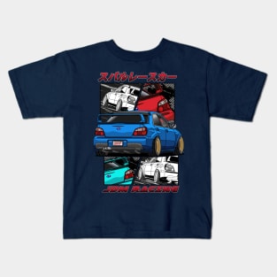 JDM Subie Impreza WRX STi 2000 Kids T-Shirt